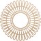 Ekena Millwork Cornelius Wood Fretwork Pierced Ceiling Medallion, Alder, 38"OD x 14 1/8"ID x 3/8"T CMWP38X0375CRAL - alternate 1
